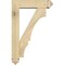 Ekena Millwork Balboa Arts and Crafts Rough Sawn Bracket w/ Offset Brace, Douglas Fir, 6"W x 22"D x 34"H BKT0604X22X34BOA03RDF - alternate 2
